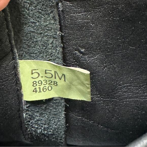 Timberland Leather Zip Wedge Ankle Boots Black Size 5.5 - Picture 6 of 6